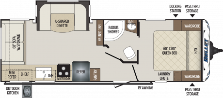 bullet 257RSS TRAVEL TRAILER