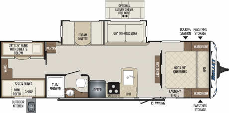  bullet 287QBS TRAVEL TRAILER