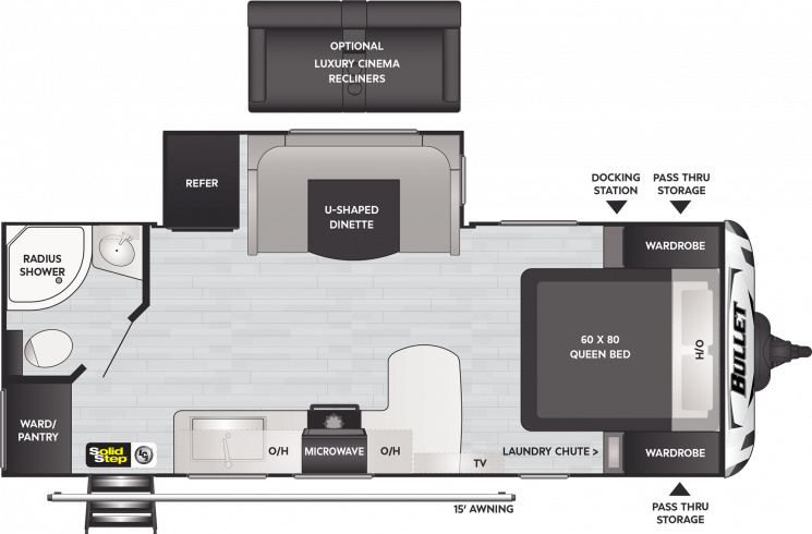 Keystone RV BULLET 221RBS TRAVEL TRAILER 2021