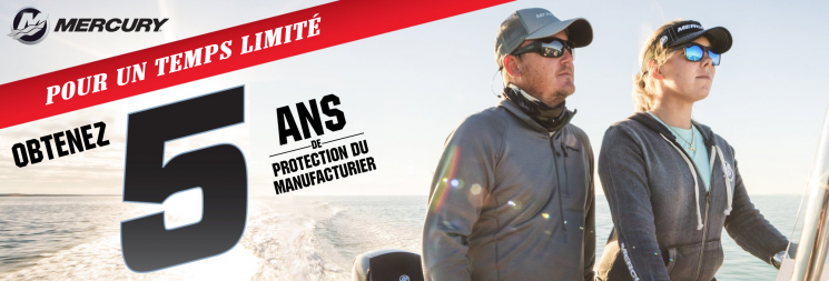 Mercury Marine – 5 ans de protection